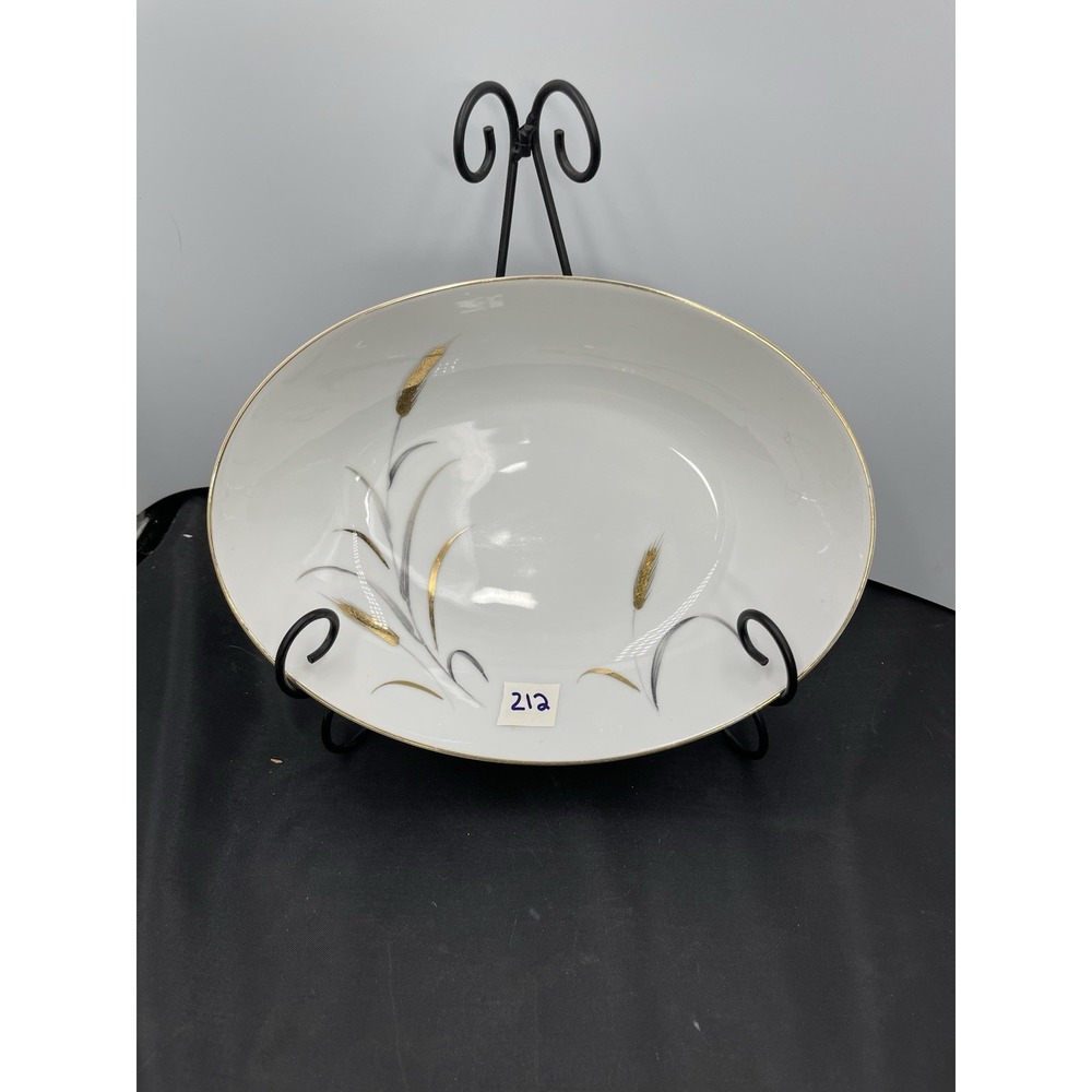 MCM CTSI Eternal Harvest Oval Japan China‎ Dish 1960's 10.25"X7.5" 2.5"Deep